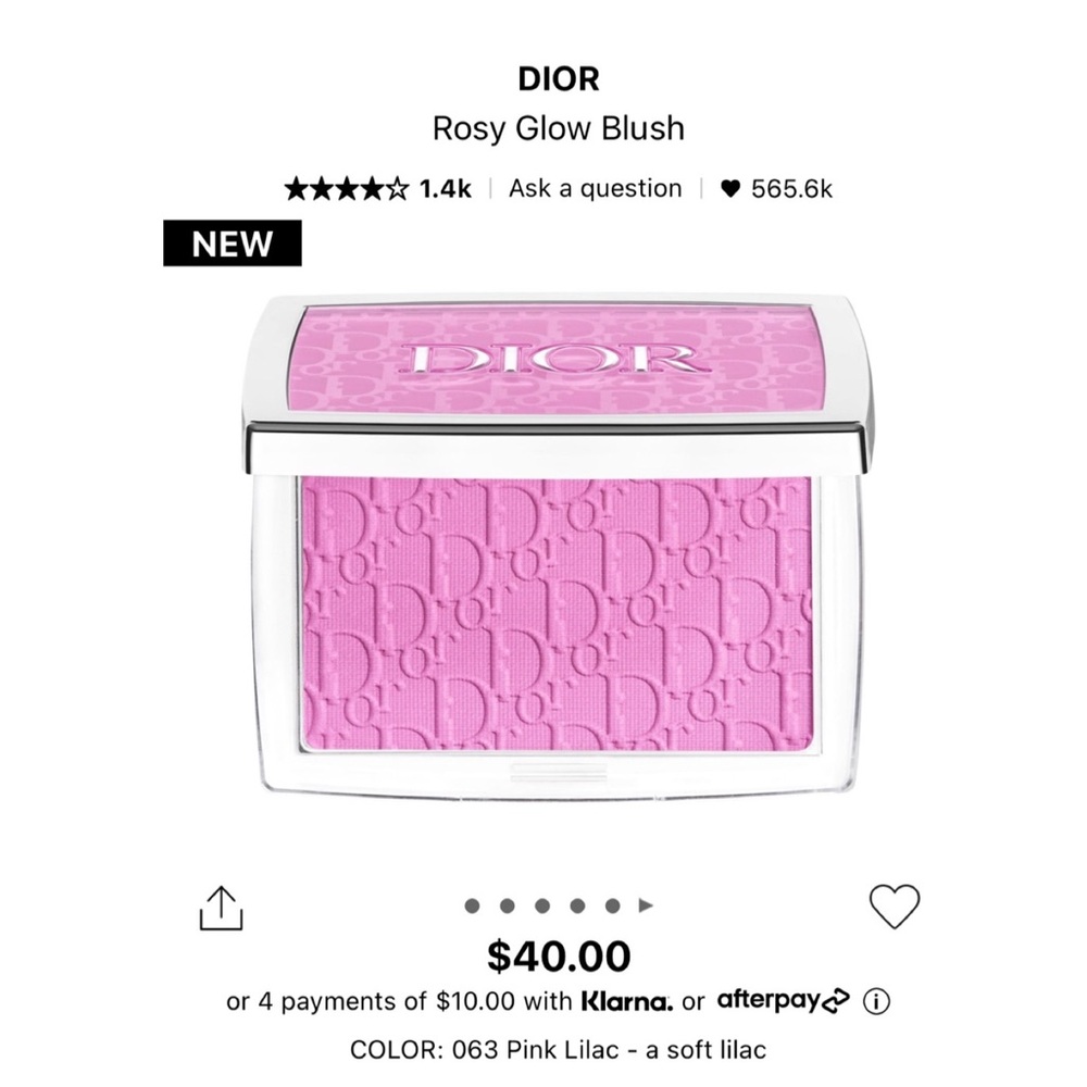 • Dior Blush •
